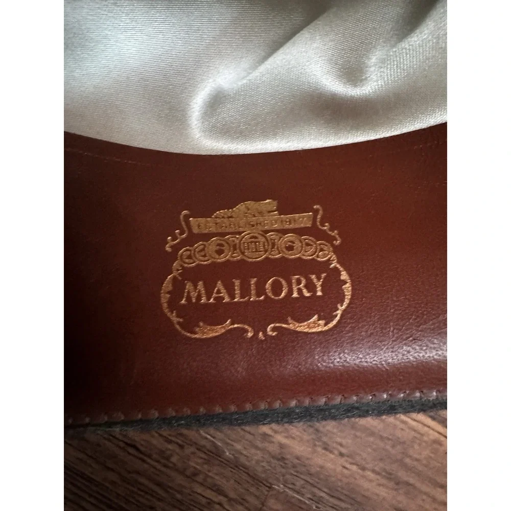 VTG Mallory Wool Fedora Hat with Decorative Rope Band Western Style‎